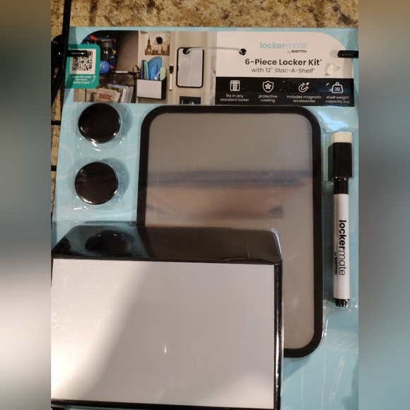 Bostitch Lockermate 6 piece locker kit, black. - Picture 4 of 10